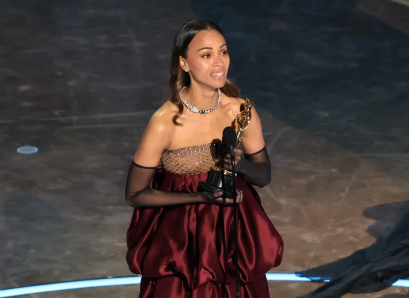 🏆 Zoe Saldaña gana su primer Oscar como Mejor Actriz de Reparto por Emilia Pérez