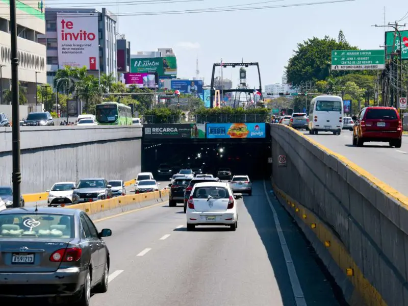 MOPC afirma es completamente segura la estructura del túnel de la 27 de Febrero tras intensas lluvias
