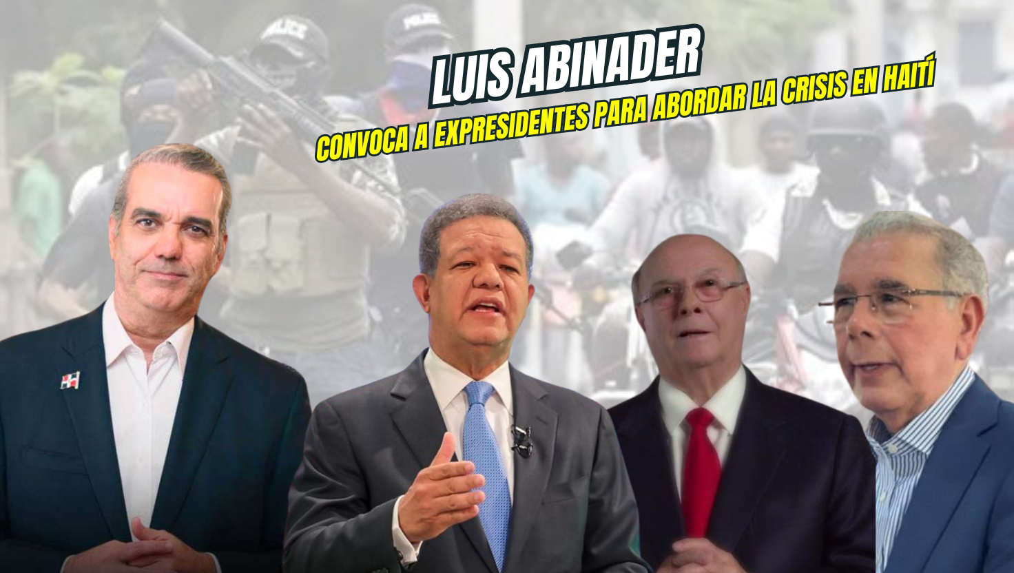 Reunión de alto nivel convocada por Luis Abinader para abordar la crisis en Haití