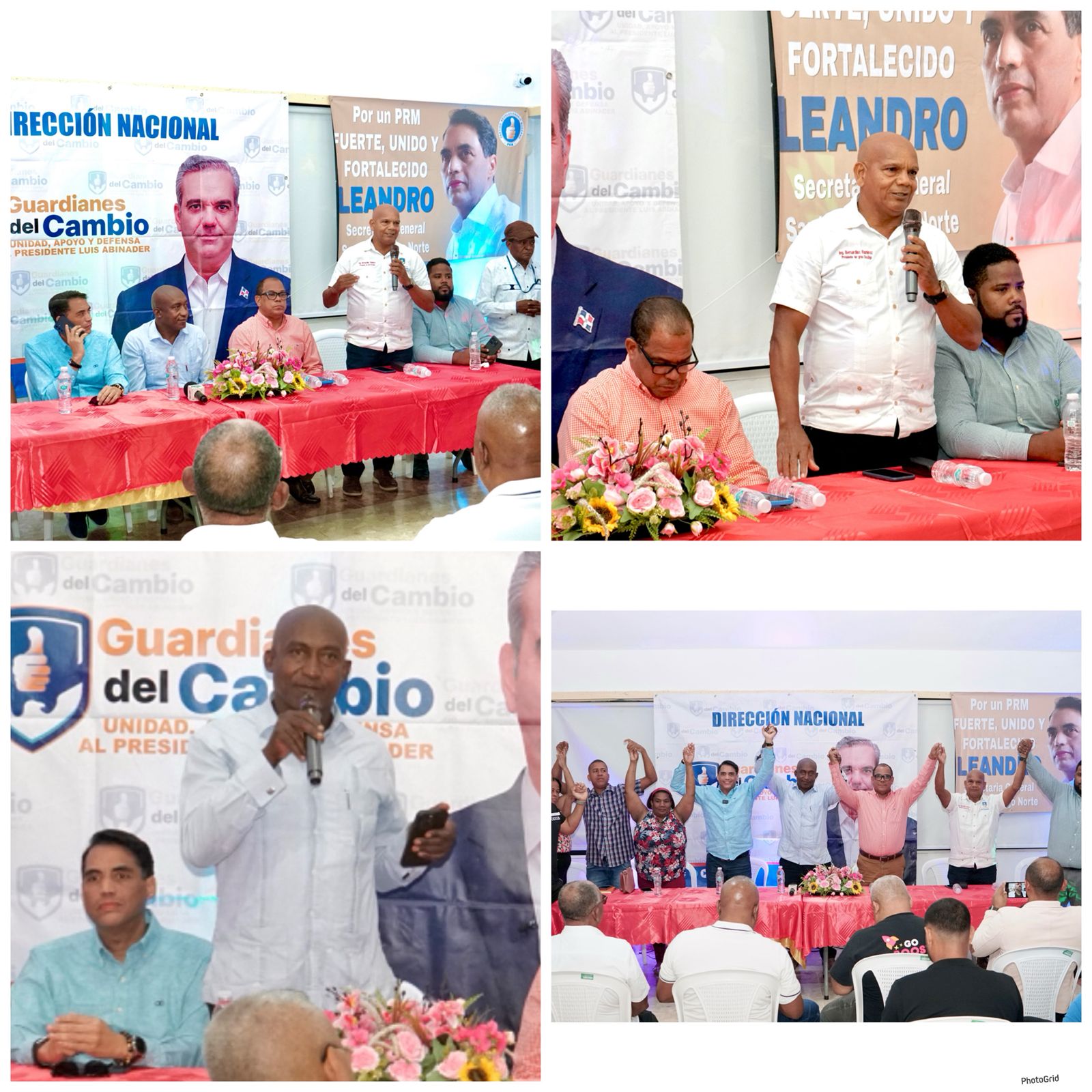 Guardianes del Cambio y “A Mil con Leandro González” formalizan respaldo a candidatura en el PRM