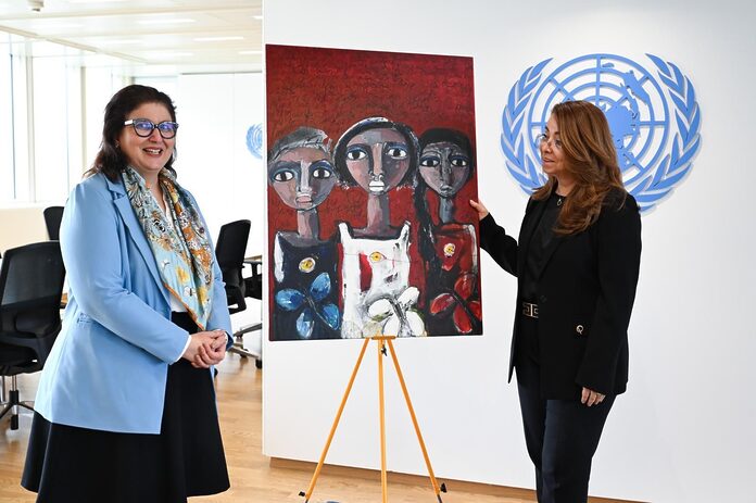 Donación de Obra de Arte Dominicana Refuerza Compromiso Cultural y de Derechos Humanos en la ONU Viena