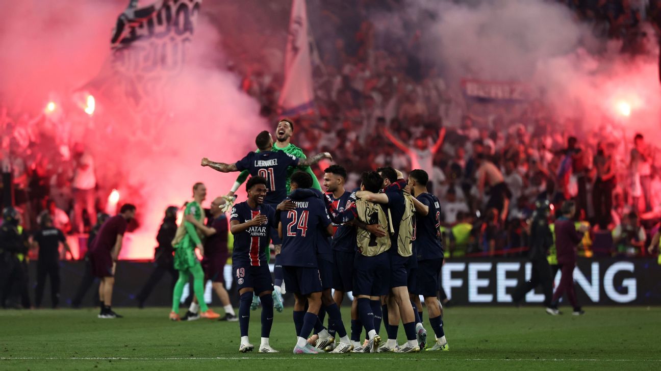 El PSG conquista su primera UEFA Champions League tras una espectacular victoria sobre el Inter de Milán
