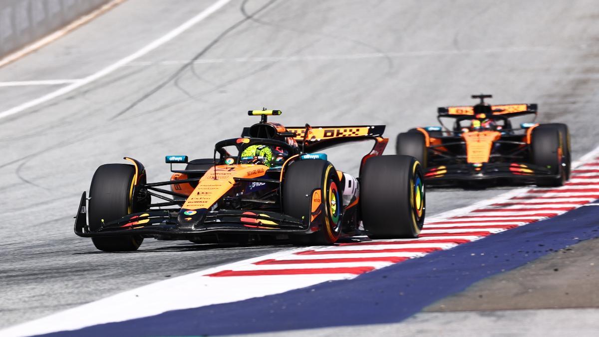 Clasificación del Gran Premio de Austria de Fórmula 1: Norris lidera el doblete de McLaren