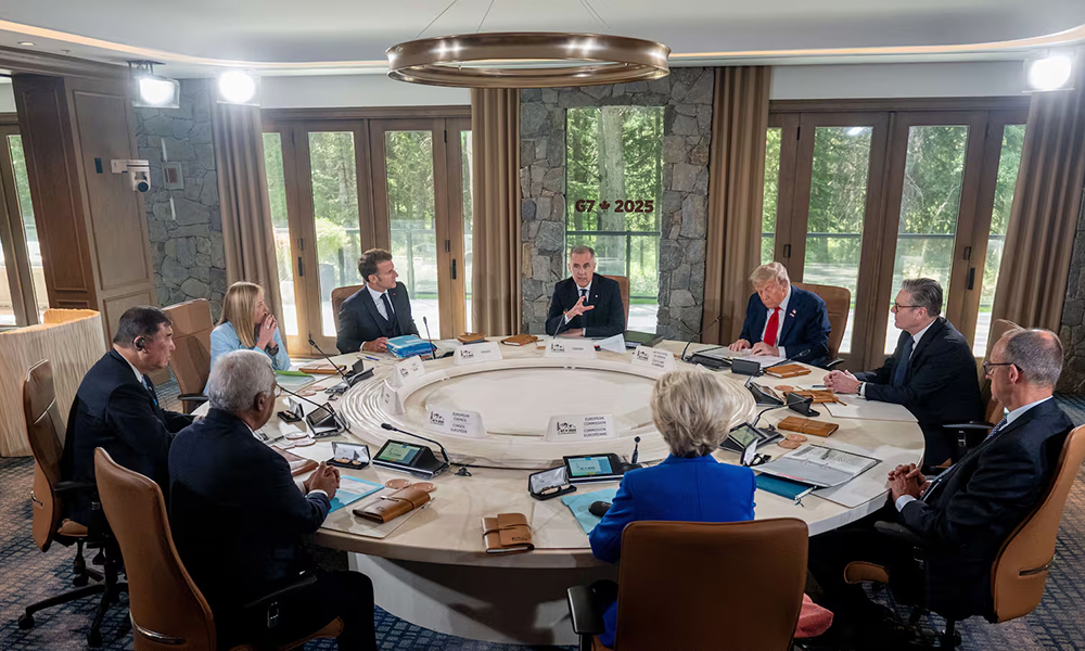 Trump abandona la Cumbre del G7 antes de su finalización por conflicto entre Israel e Irán