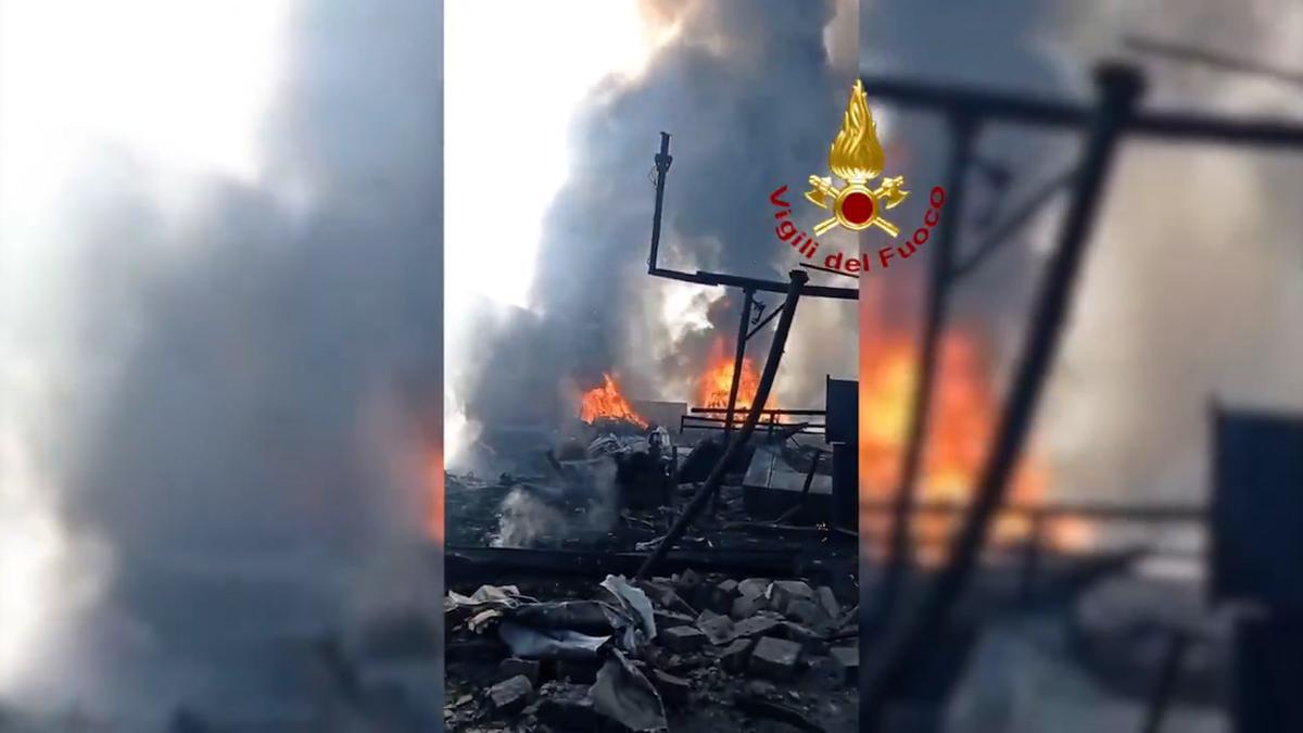 Explosión en gasolinera de Roma deja múltiples heridos, incluyendo agentes de policía