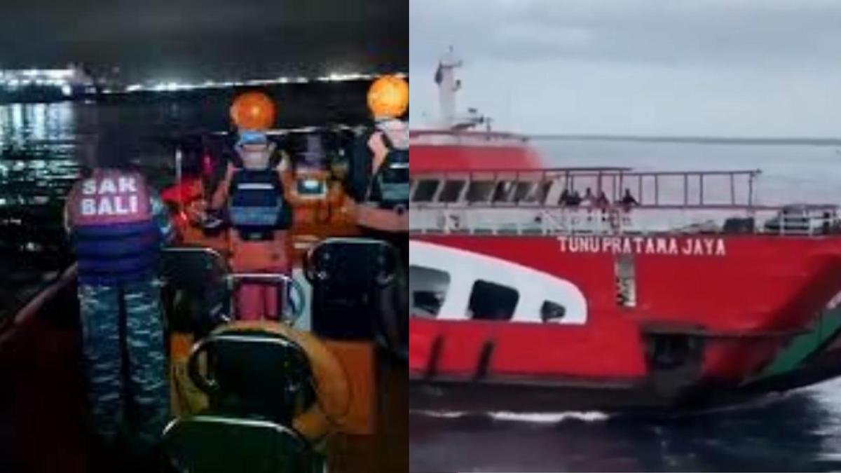 Hundimiento de ferry en Bali deja al menos cuatro muertos y 30 desaparecidos