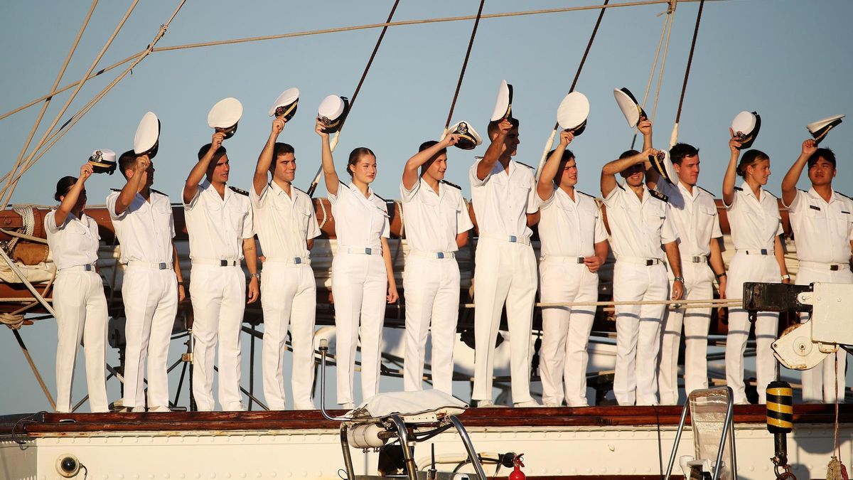 Finaliza el crucero de instrucción de la princesa Leonor en el buque escuela Juan Sebastián de Elcano