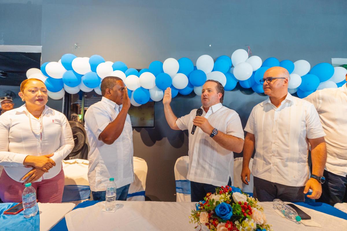 Juramentación de Tony Peña como Director del Distrito La Isabela Histórica fortalece al PRM en Puerto Plata