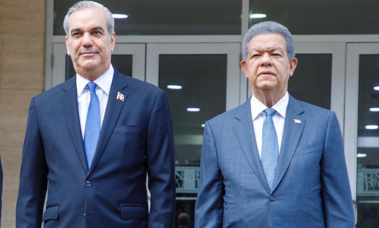 Visita de Luis Abinader a Leonel Fernández para discutir crisis haitiana