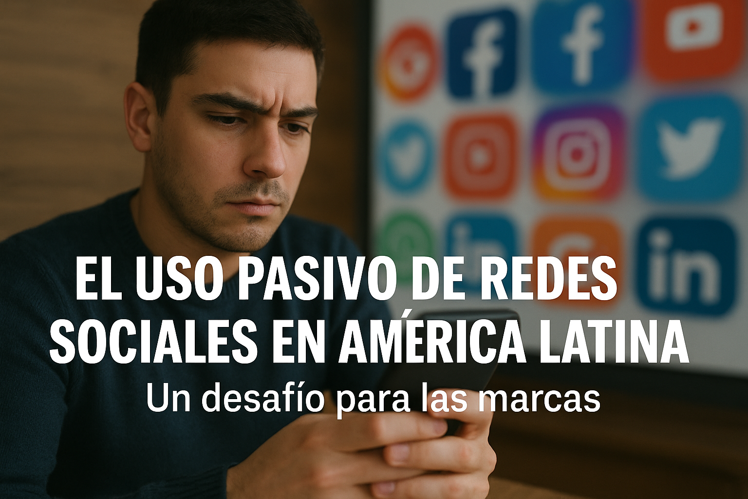 El uso pasivo de redes sociales en América Latina: Un desafío para las marcas
