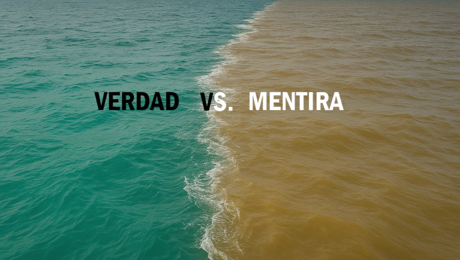 Donde la Verdad y la Mentira se Miran, pero No se Tocan