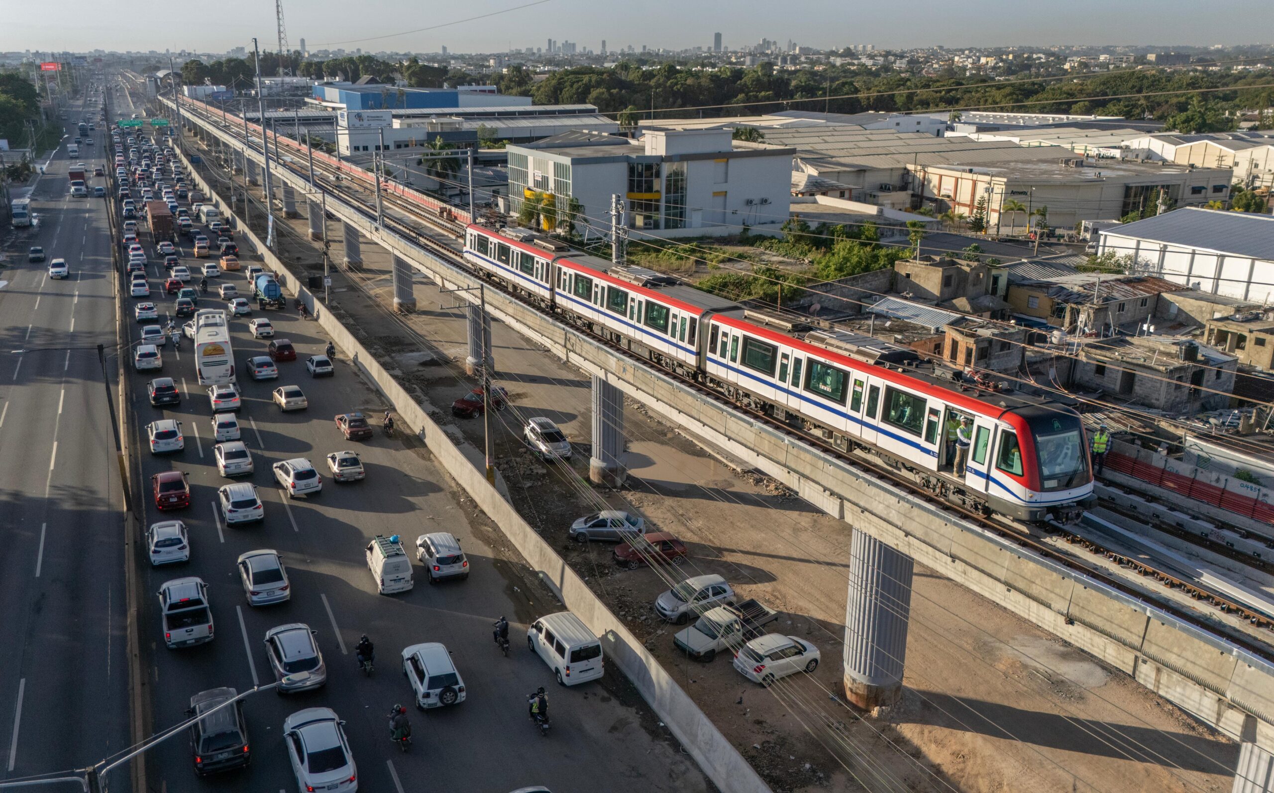Prueba dinámica del Metro de Santo Domingo llega a Los Alcarrizos: avance clave para el transporte público