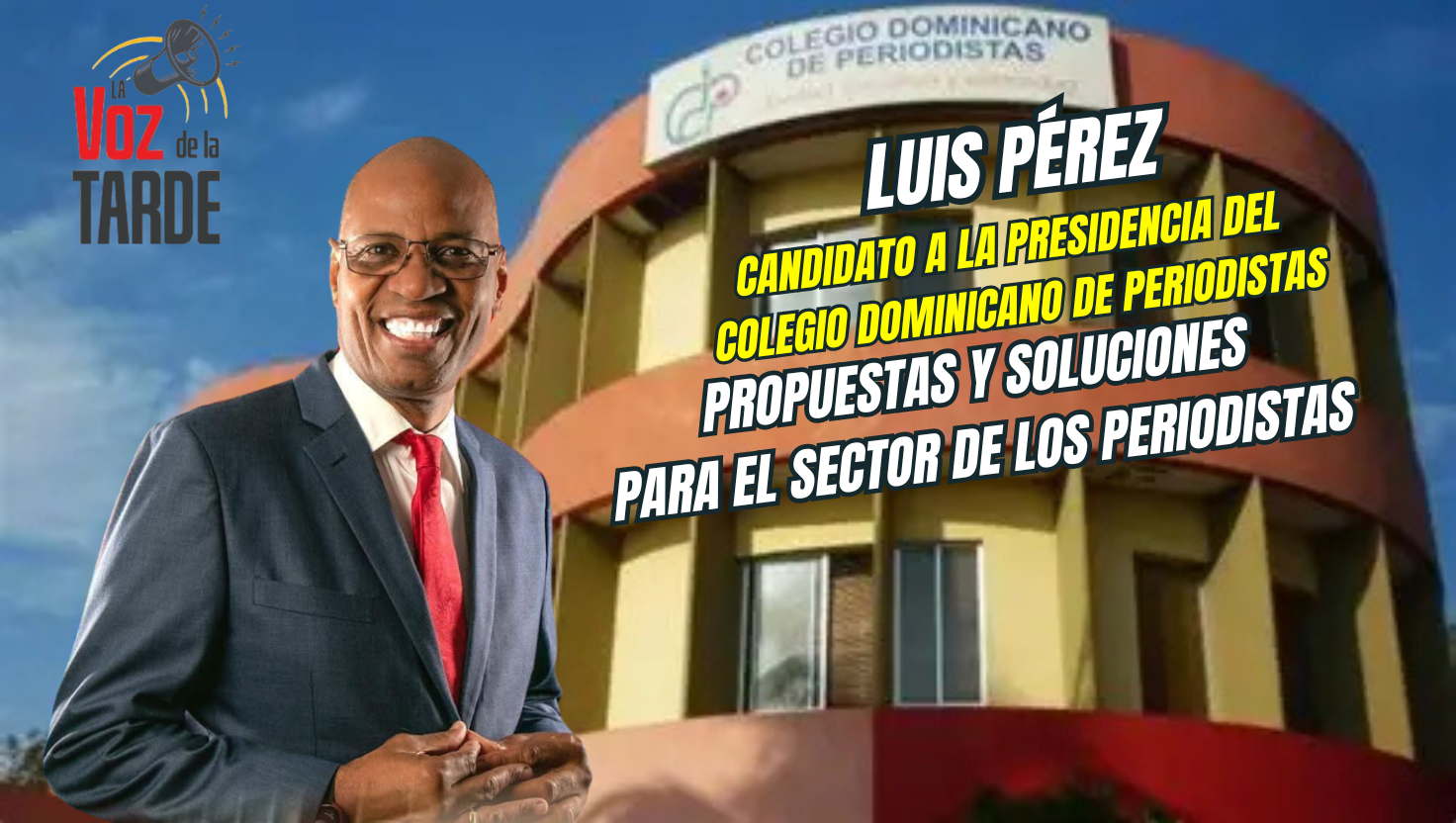 ¡Vergüenza! Maestro Luis Pérez Novas, candidato a presidir el CDP denuncia el abandono y la degradación del Colegio de Periodistas