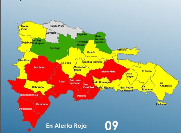 COE emite alerta por huracán Melissa en 29 provincias dominicanas