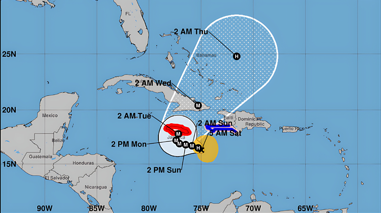 INDOMET alerta sobre tormenta tropical Melissa en el país
