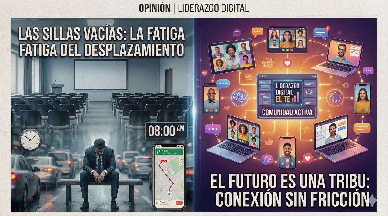 Las sillas vacías y la fatiga del desplazamiento: Por qué el futuro no es un curso, es una tribu
