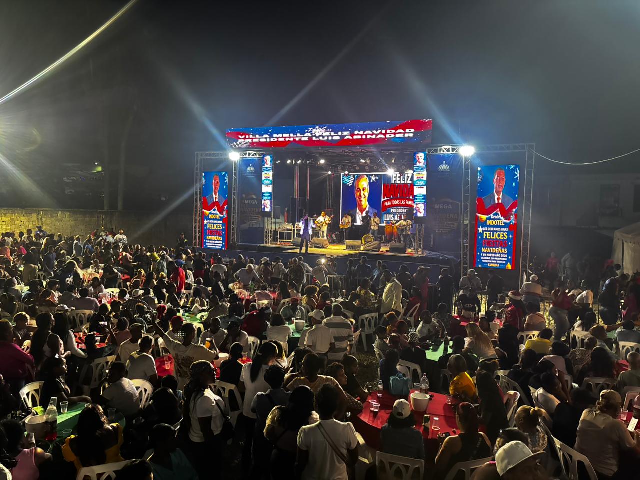 Cierre de cena-conciertos navideños en Santo Domingo Norte
