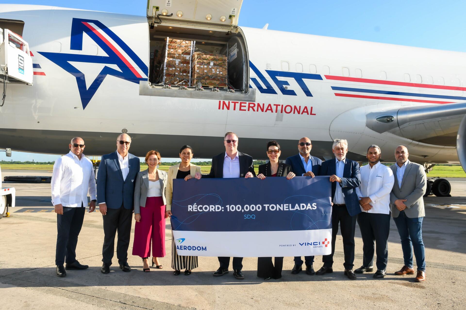 AILA alcanza récord histórico de 100,000 toneladas de carga en 2025