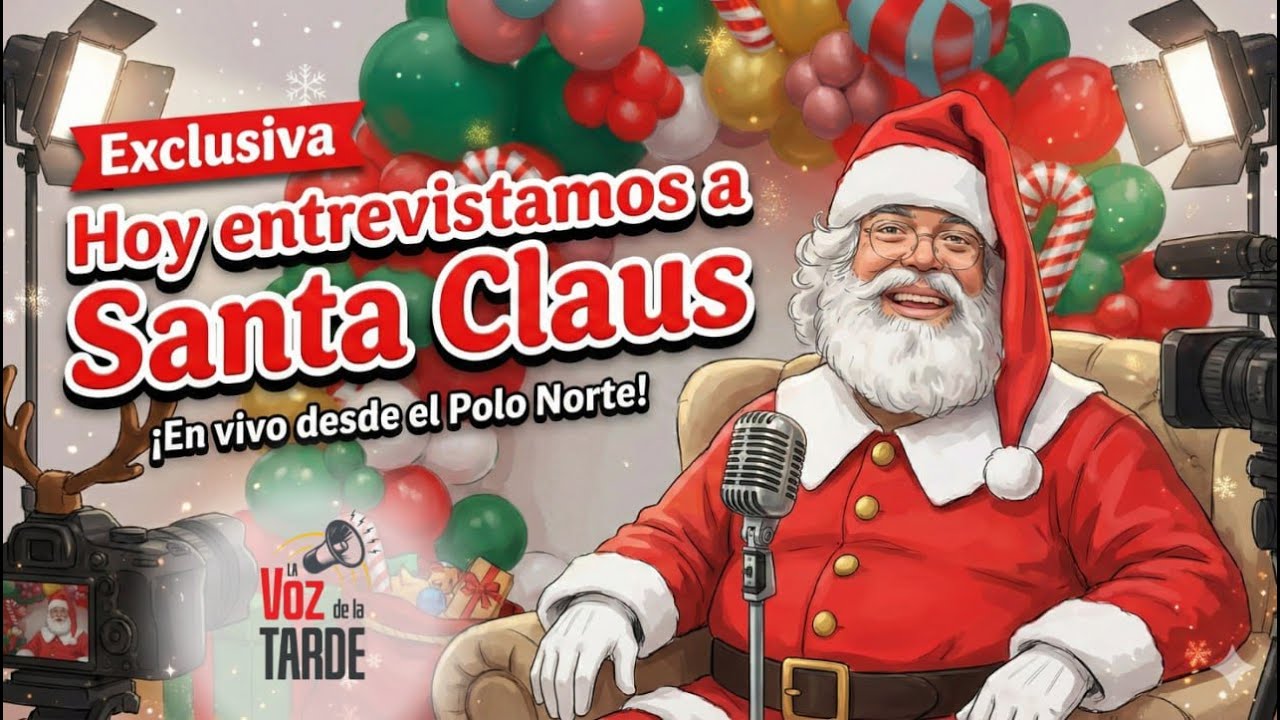 Santa Claus revela historia y simbolismo en exclusiva entrevista navideña