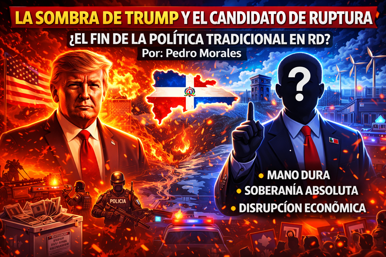 La sombra de Trump y el candidato de ruptura: ¿El fin de la política tradicional en RD?