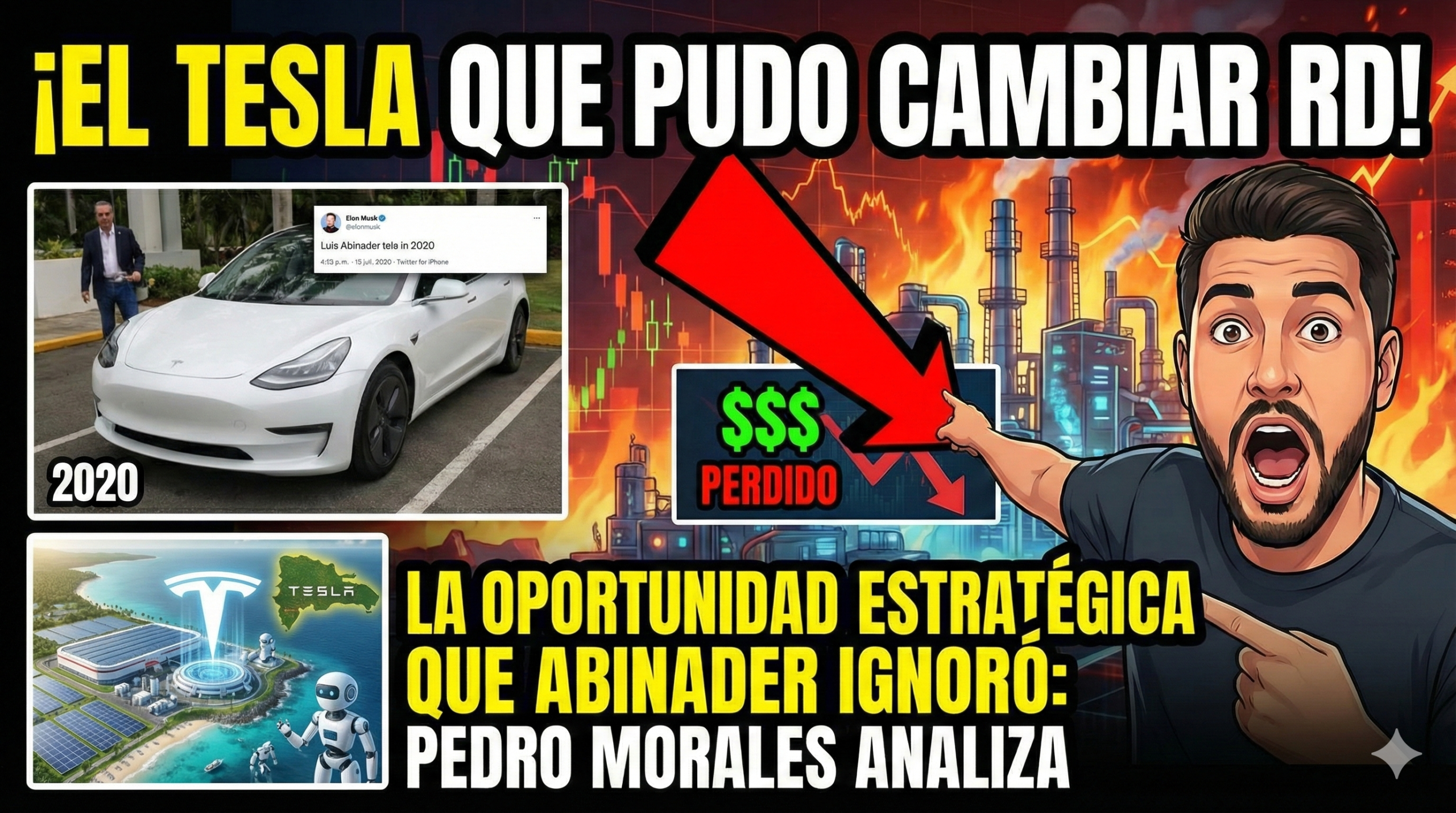 El Tesla de Abinader en 2020: La diferencia entre un ‘Like’ y una Estrategia de Estado