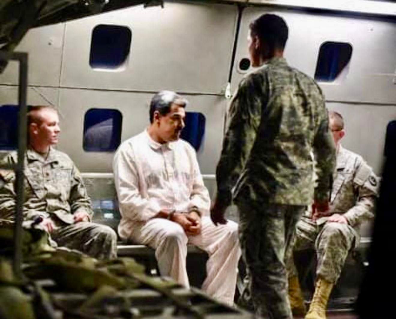 Imágenes sugieren captura de Nicolás Maduro en vuelo hacia EE.UU.