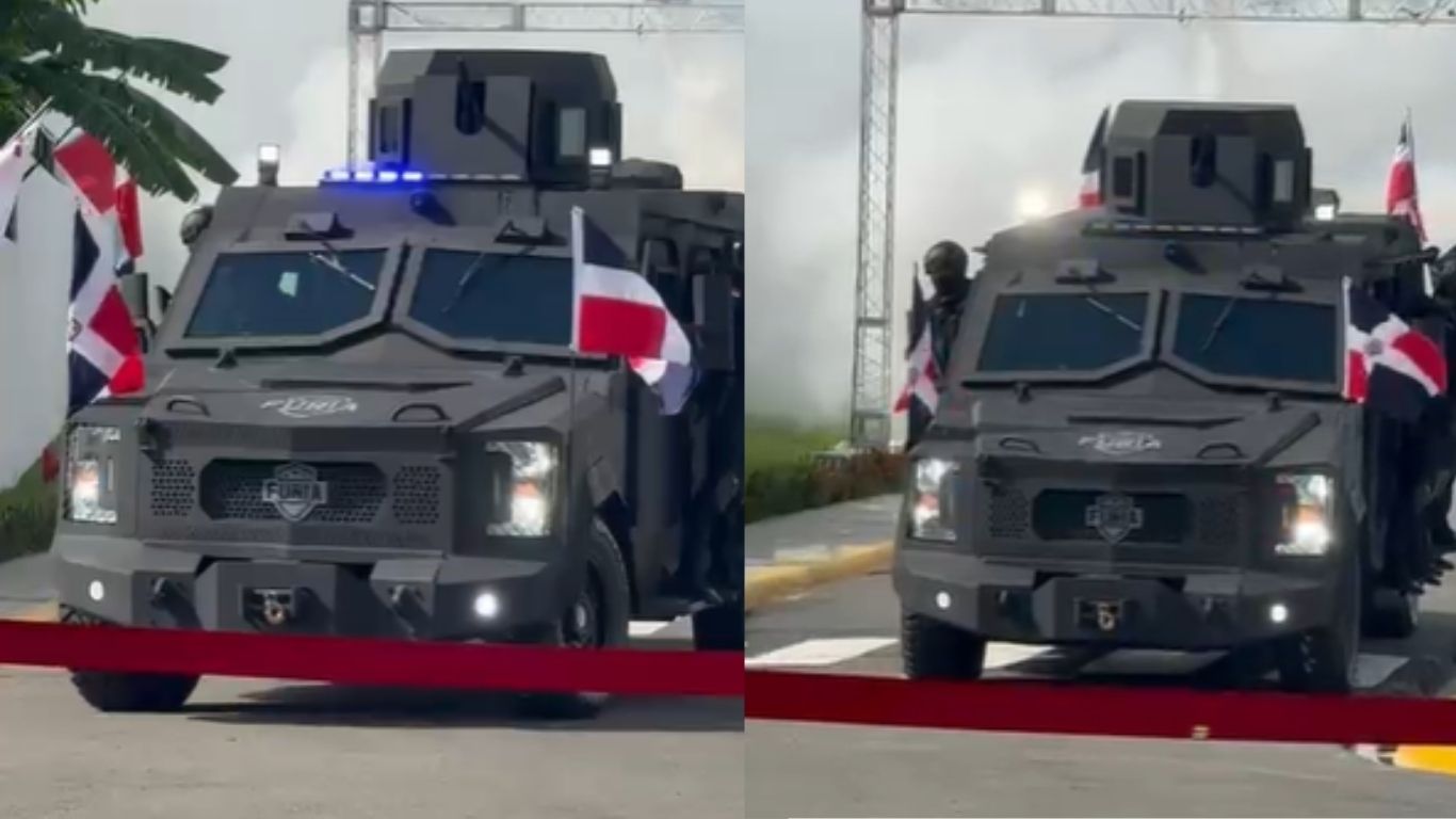 Presentan primer vehículo militar blindado ensamblado en República Dominicana