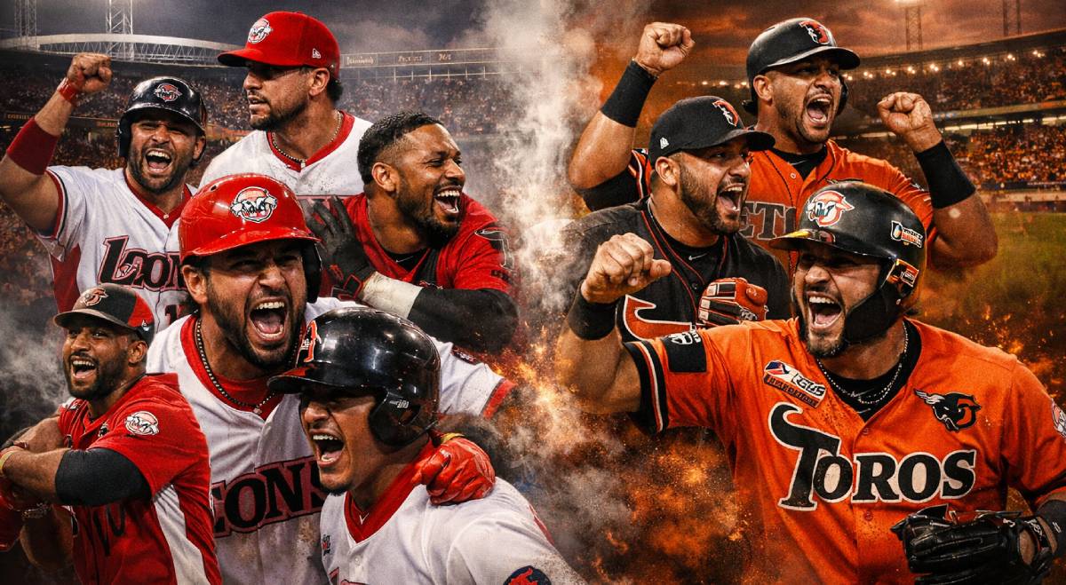 Toros del Este y Leones del Escogido se enfrentan en la Serie Final 2026 de LIDOM