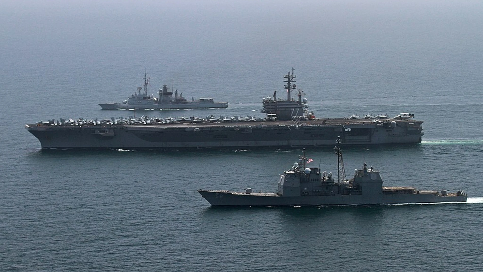 La Armada de EEUU desplegará tercer portaaviones en guerra contra Irán