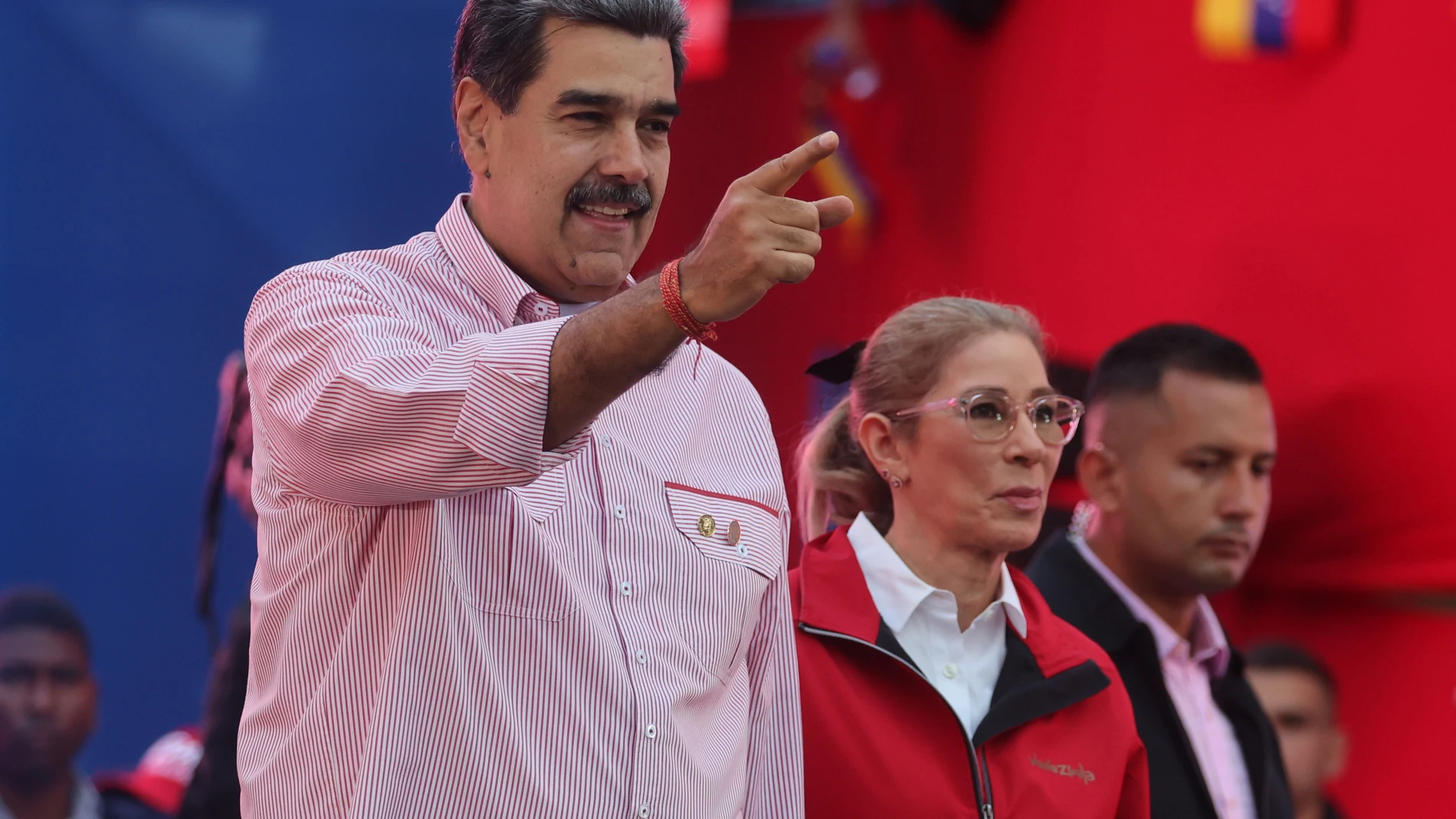 Nicolás Maduro y su esposa asisten a la primera vista judicial