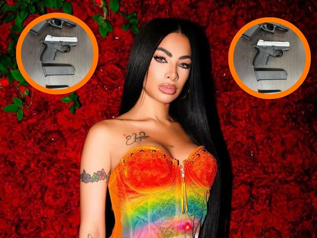 Apresan a Yailin La Más Viral con dos pistolas en Santo Domingo Este