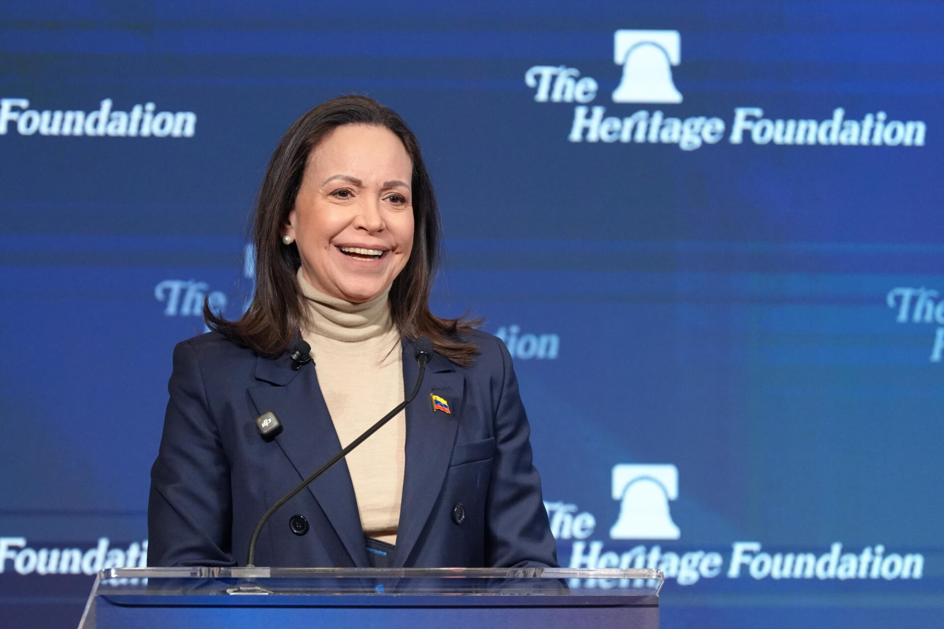 María Corina Machado pide elecciones en Venezuela lo antes posible