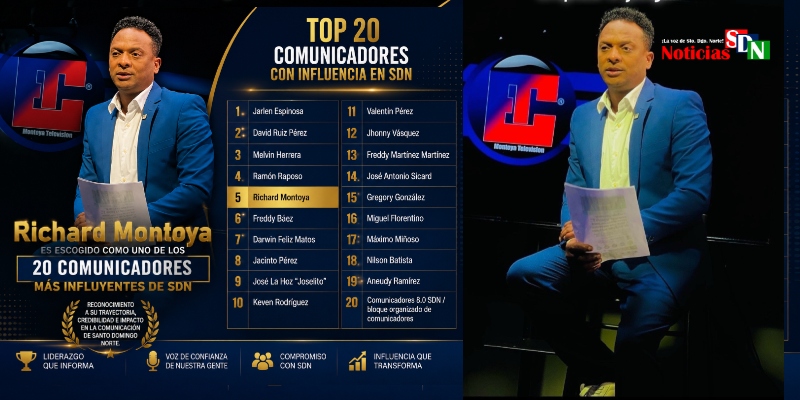 Richard Montoya es escogido como uno de los 20 comunicadores más influyentes de SDN