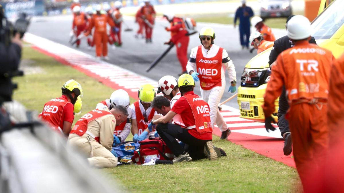 Àlex Márquez sufre grave accidente en Montmeló