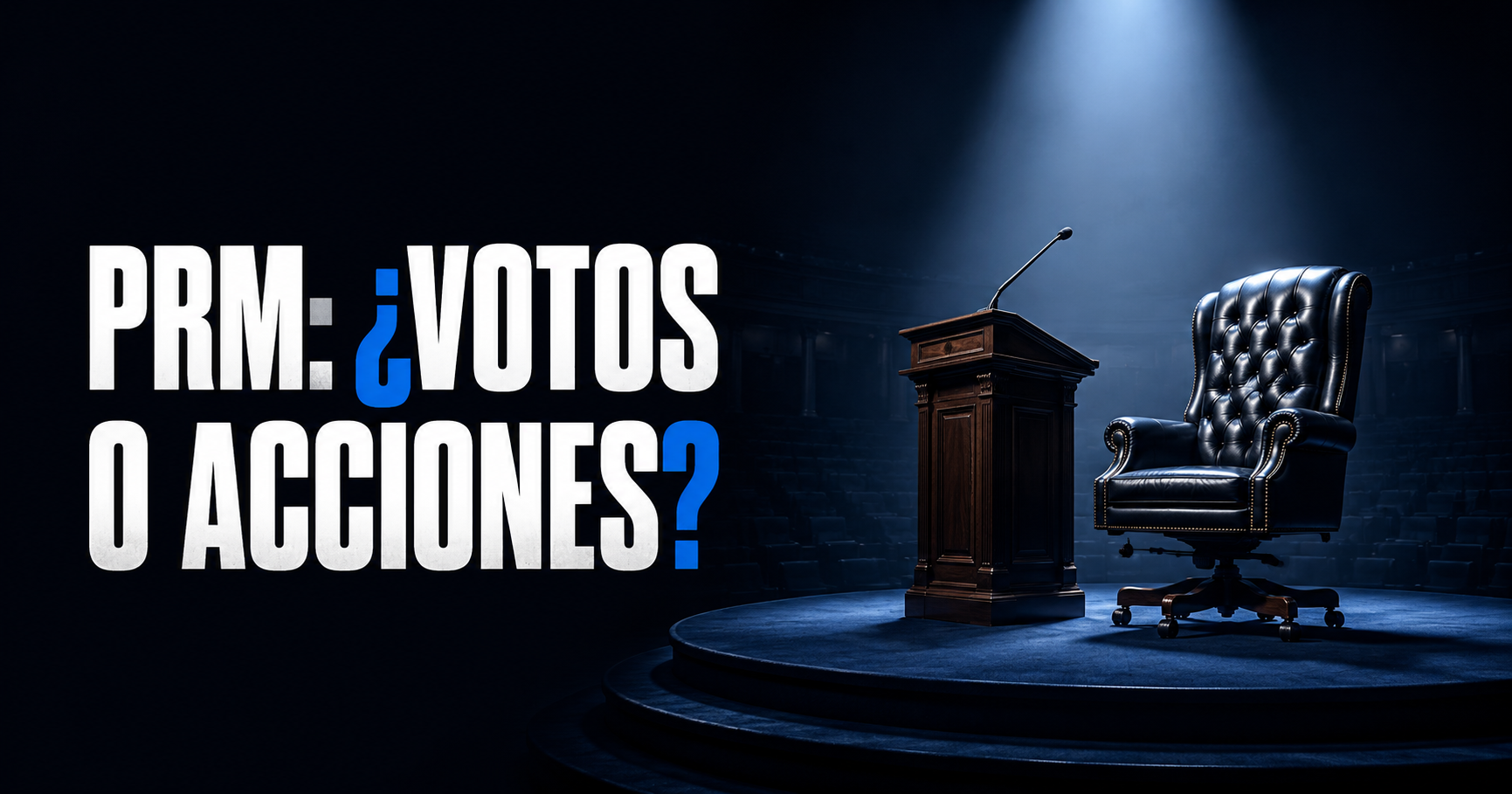 PRM: ¿votos de las bases o acciones de una corporación?