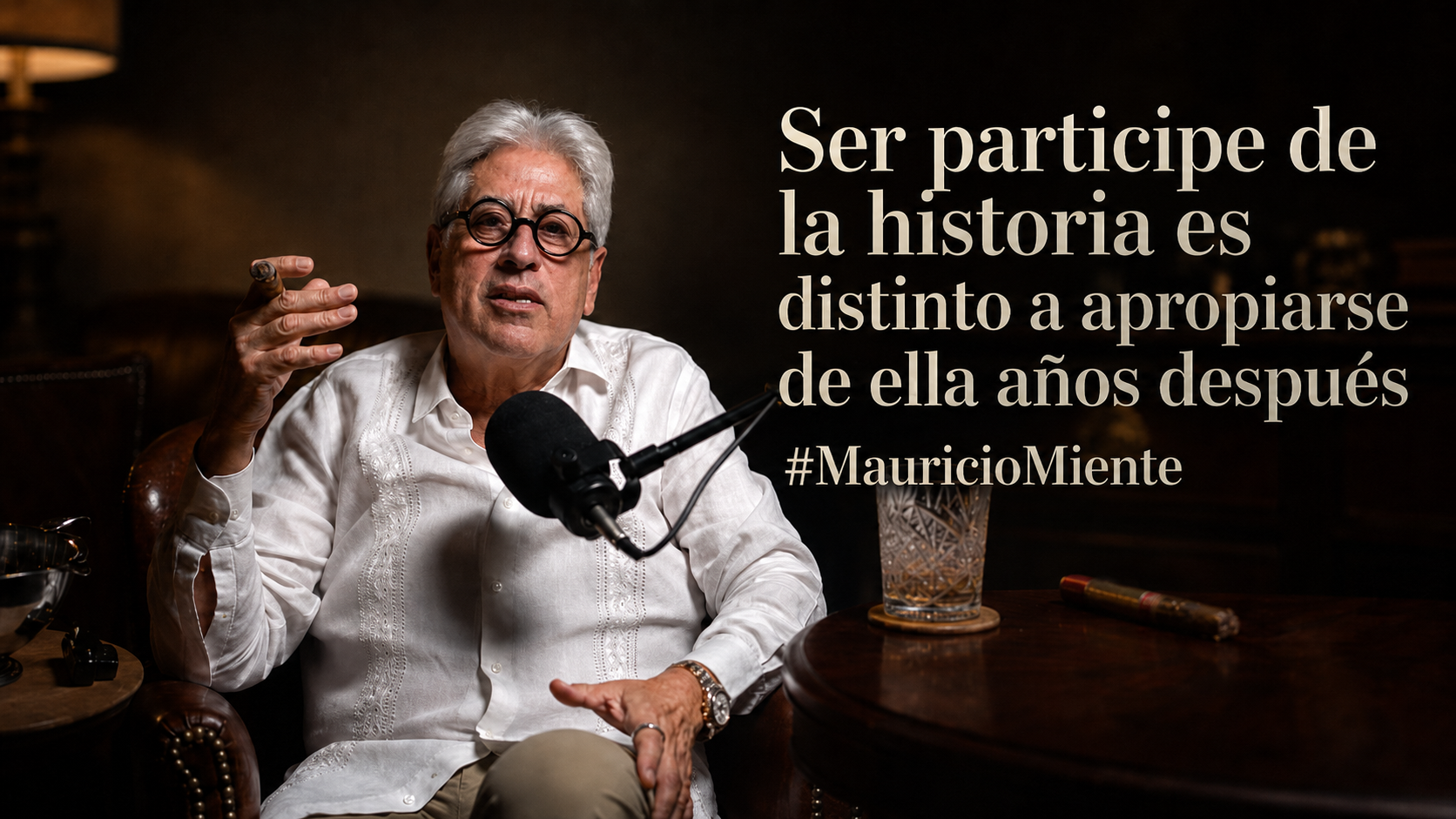 La diferencia entre hacer historia y contarla después