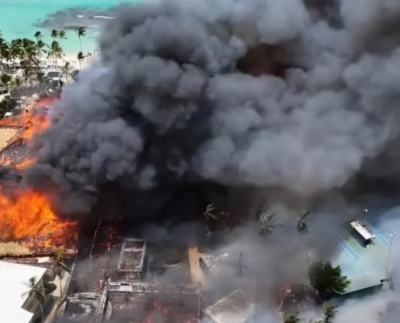 incendio en hotel