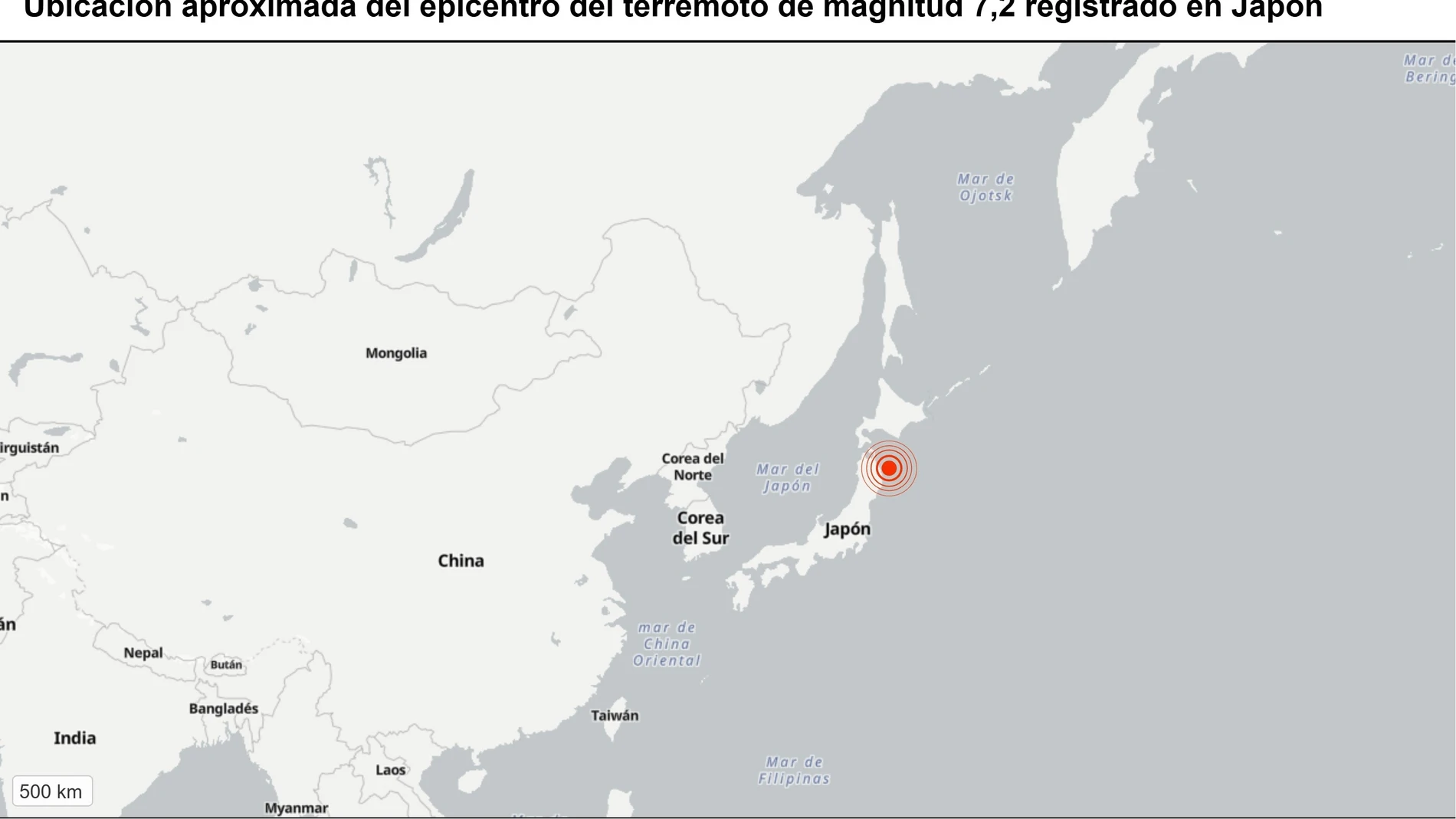 Japón registra terremoto de 5,6 cerca del monte Fuji