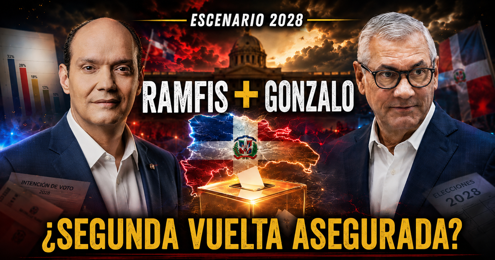 Habilitación de Ramfis y Gonzalo aseguran una segunda vuelta en el 2028