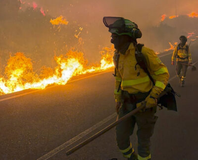 incendio en Almería