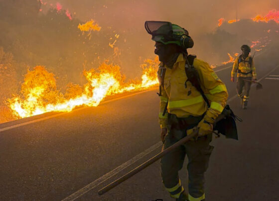 incendio en Almería