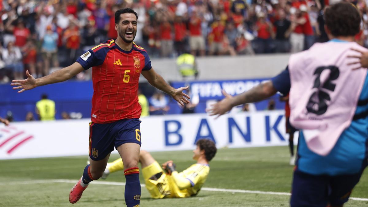 Otro gol de Merino clasifica a España a semifinales