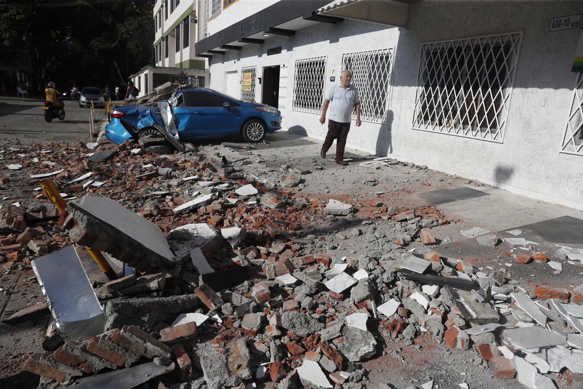 Al menos 20 muertos en Pereira por terremoto en Colombia