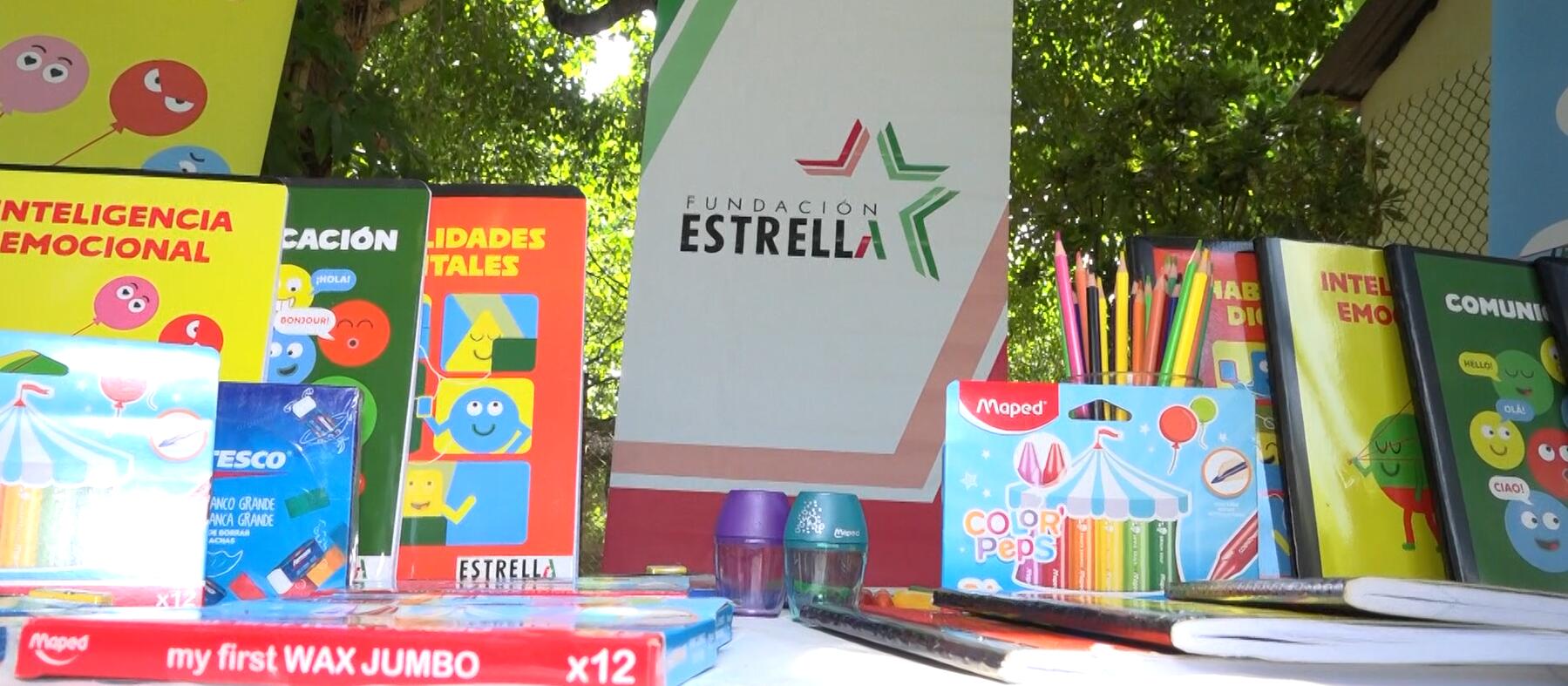 Fundación Estrella apoya año escolar con útiles y programación