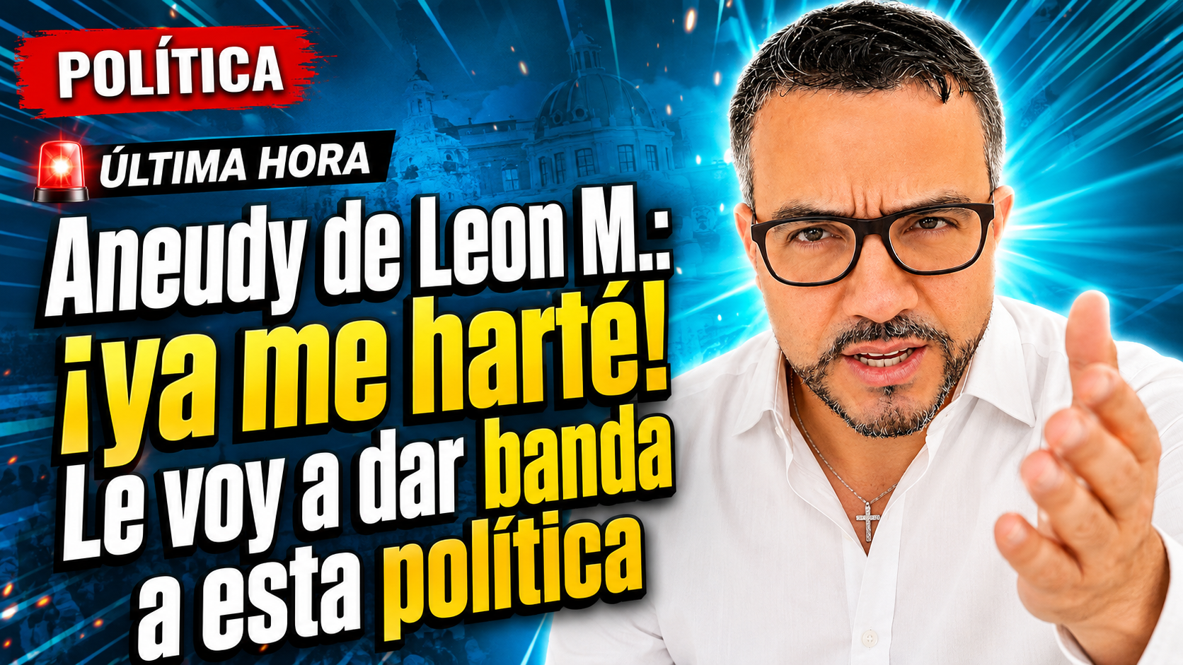 ¡Ya me harté! Le voy a dar banda a esta política