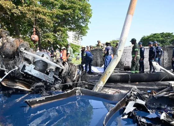 incendio de camión