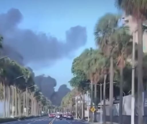 Camión tanquero provoca incendio en av. George Washington