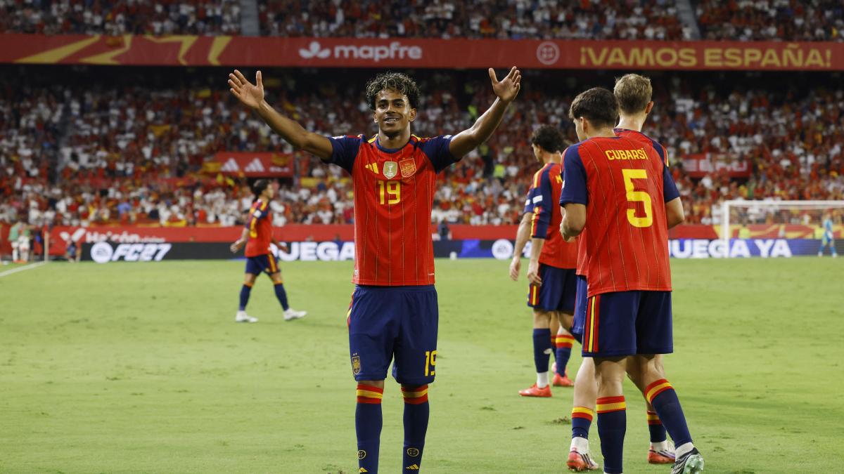 Lamine Yamal impulsa a España con doblete ante Croacia