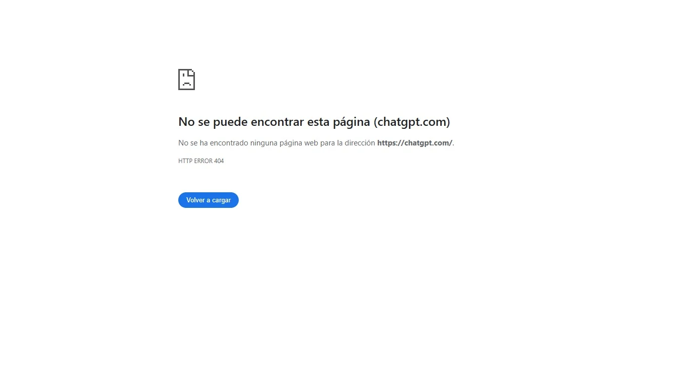 ChatGPT sufre caída mundial: usuarios reportan errores