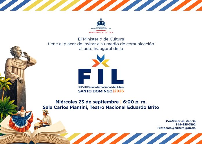 Ministerio de Cultura inaugura la FILSD 2026